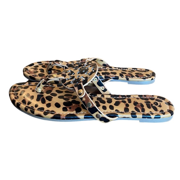 EUC C Comfort Leopard Print Sandals Size 11 - Picture 5 of 9
